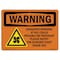 Signmission OSHA WARNING Sign, Radiation Warning If You Could, 14in X 10in Decal, 14" W, 10" H, Landscape OS-WS-D-1014-L-12360 - alternate 1